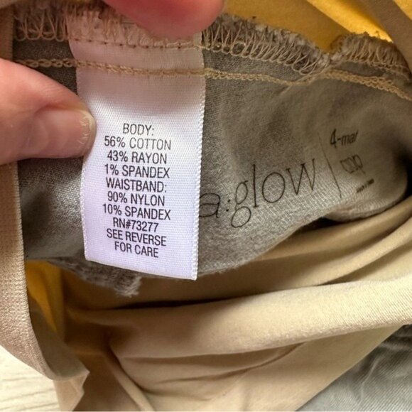 A:glow Maternity Crop Grey Gray Jeans - Picture 10 of 10